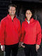 Women's Cardigan with Zipper Red