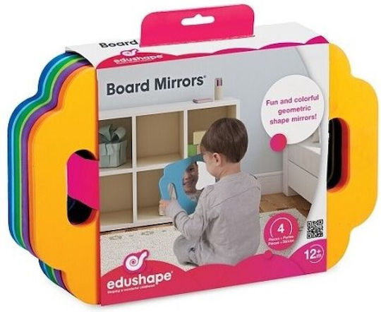 Edushape Baby Toy Mirror Game with Geometric Shapes for 12++ Months
