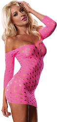 Leg Avenue Rochie Sexy Mini Fără Cusături Pentru Gropi Roz