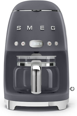 Smeg Programmable Filter Coffee Machine 1050W Slate Grey