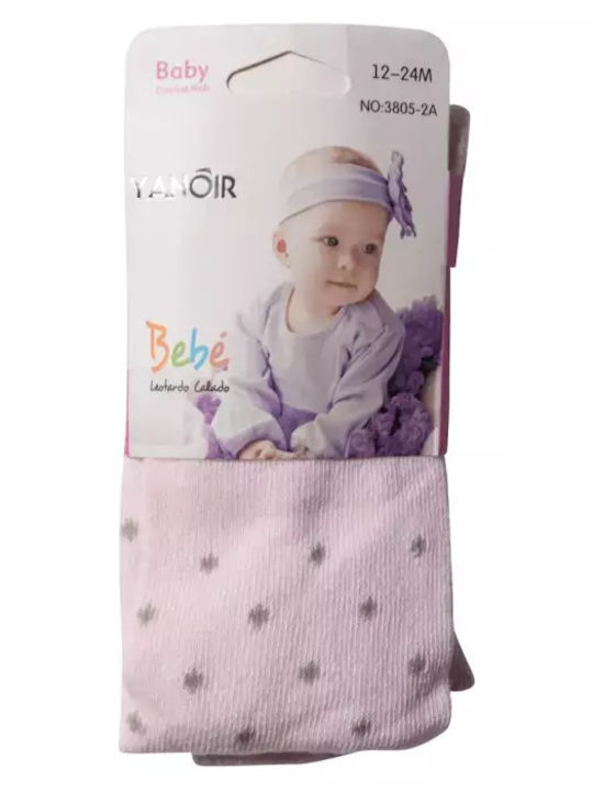 Fatsoules Kids Tights Polka Dot Pink