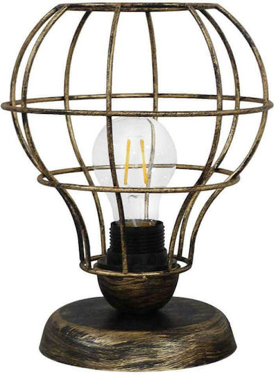 Heronia TL-07/FUN-50 Lustră Decorativă cu Soclu pentru Bec E27 Bronz