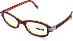 Dolce & Gabbana Women's Acetate Prescription Eyeglass Frames Purple DG2055 229