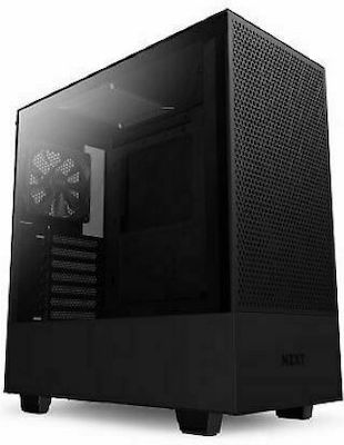NZXT H510 Flow Gaming Midi Tower Κουτί Υπολογιστή με Πλαϊνό Παράθυρο Matte Black