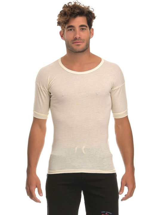 Closet22 DE1210B Herren Unterhemden in Beige Farbe 1Packung