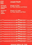 Universal Edition Haydn Sonata C-Dur Παρτιτούρα για Πνευστά