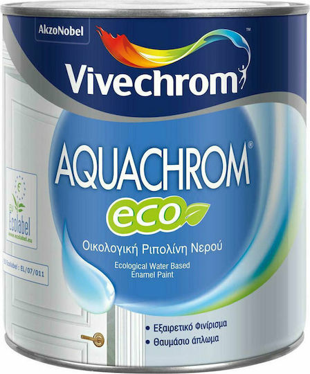 Vivechrom Ριπολίνη Οικολογική Διαλύτου Aquachrom Eco Base P 0.75lt Σατινέ