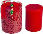 JK Home Decoration Christmas Red Candle