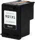 Compatible Inkjet Printer Ink HP 901XL 700 Pages 20ml Black 1pcs