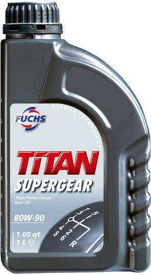 Fuchs Titan Supergear Automatisches Getriebeöl für Manuelles Getriebe & Differenzial 80W-90 1lt