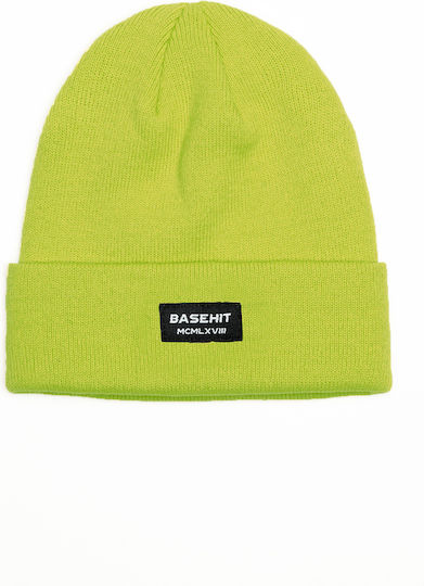 212.BU03.18 Beanie Mützen Für Männer Strick Lime Gelb