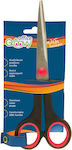 Groovy Scissors 18cm with Stainless Steel Blade Black