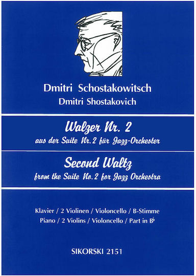 Sikorski Schostakowitch - Second Waltz for Jazz Orchestra Sheet Music for Orchestra