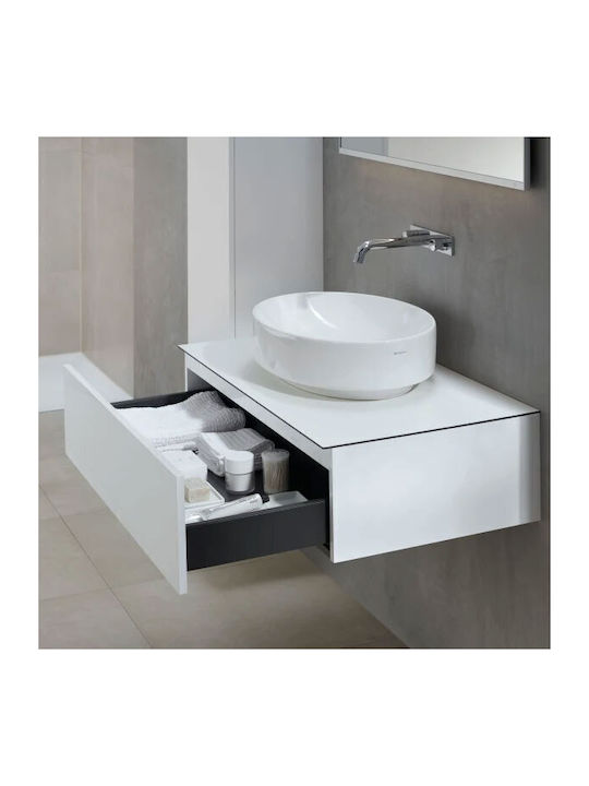 Geberit VariForm Надеждна мивка Порцелан 55x40x11см Бял