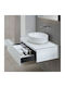 Geberit VariForm Надеждна мивка Порцелан 55x40x11см Бял