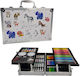 Painting Set in Case Colouring Set with Suitcase 144pcs 34x23cm 144pcs