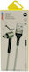 Andowl Anqa152 1.2m Angle (90°) / Braided USB 2.0 to micro USB Cable Gray (Q-A152)