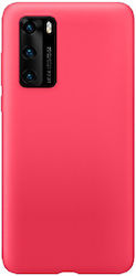 Silikonhülle für Huawei P40 - Rosa