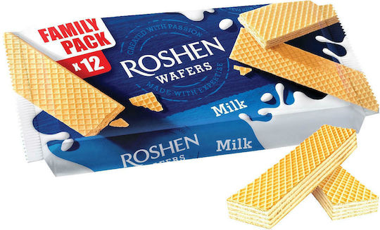 Roshen Wafer Milk Vanilla 216gr