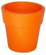 Viomes Linea 871 Flower Pot 7lt 25x24cm in Orange Color