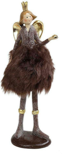 Espiel Christmas Figure Cherub Brown Height 24.5cm