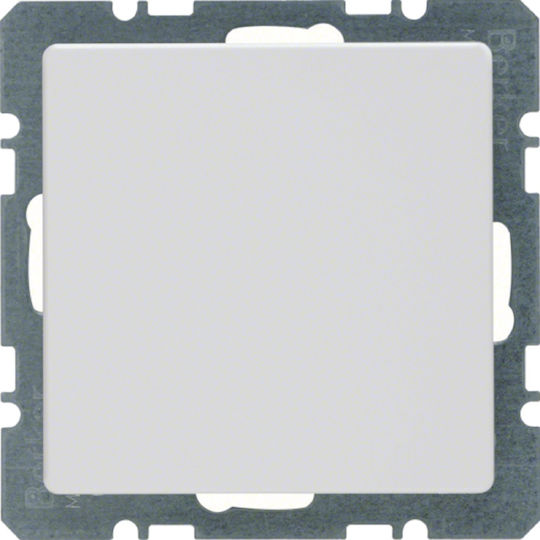 Hager Q.1/Q.3/Q.7 Schalterabdeckung in Weiß Farbe 10096089