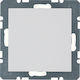 Hager S.1/B.3/B.7 Switch Cover in White Color 1...