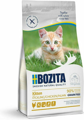 Bozita Kitten Hrană Uscată pentru Pisici Tinere cu Pui 2kg