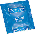 Pasante Passion Ribbed Condoms 3pcs