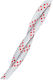 Lalizas Rope Cabo Cruising Halyard Knitted 14mm White with Red FleckWhite