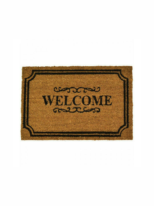 Sidirela Coconut Fiber Doormat Brown 33x60cm