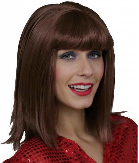 A0119 Carnival Wig Straight Chestnut