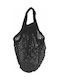 Pennie Τσάντα για Ψώνια Δίχτυ σε Μαύρο χρώμα