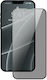 Baseus Anti Spy Case Friendly 0.3mm Vollflächig gehärtetes Glas 2Stück Schwarz (iPhone 13 / 13 Pro) SGQP010701