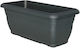 Viomes 492 Planter Box 23lt 59x18cm Charcoal