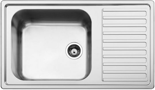 Apell AVG 861 Drop-In Spüle Inox Matt B86xT50cm Silber