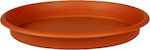 Viomes 261 Round Plate Pot Terracotta 23x23cm