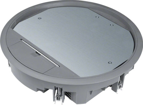 Hager Flush Electrical Box in Gray Color