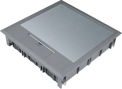 Hager Flush Electrical Box in Gray Color