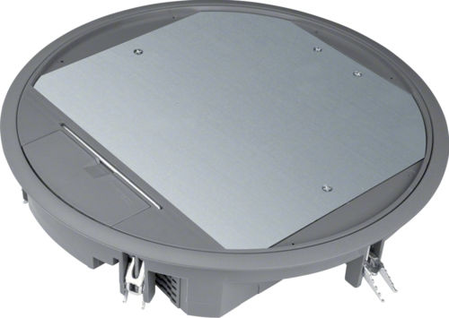 Hager Flush Electrical Box in Gray Color