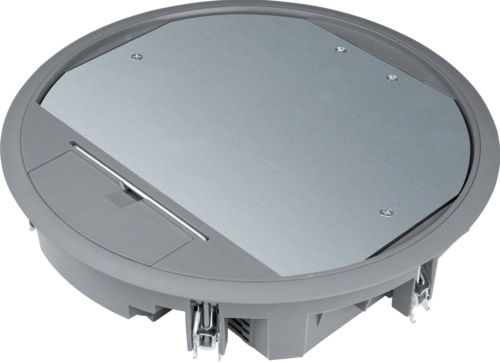 Hager Flush Electrical Box in Gray Color