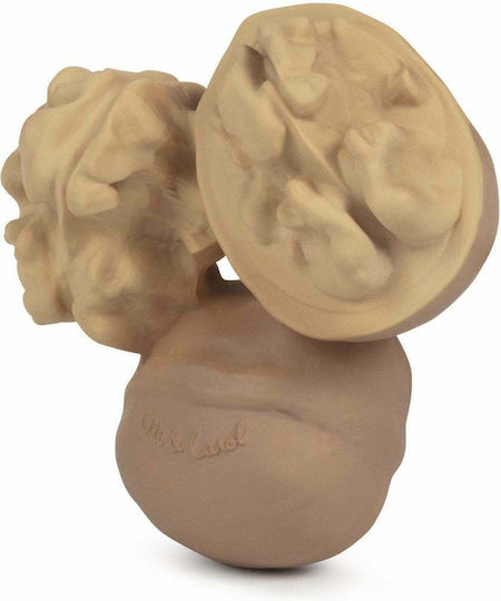 Oli&Carol Nutty Walnut Teether from Rubber for 0 Months+