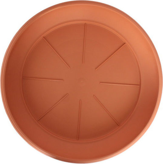 Viomes Terracota 261 Πιάτο Γλάστρας Πλαστικό Terracotta 23x23εκ.