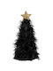 Christmas Decorative Fabric Tree Cone 22.5cm Black