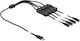DeLock Καλώδιο USB-A male - DC 1m 86802 1τμχ