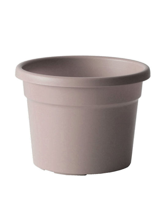 Viomes Cylindro Pot Plastic Taupe 35x35x26cm.