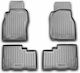 Novline Set of Front and Rear Mats 4pcs for Nissan Patrol 1997-2010 Black