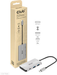 Club3D USB Hub 4 Θυρών (USB-C) CSV-1543 Club3D USB Hub 4 Θυρών (USB-C) CSV-1543