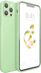 Bodycell Square Liquid Back Cover Silicon Verde...
