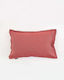 Pennie Dekorativer Kissenbezug Carthea aus 100% Baumwolle Burgundisch 30x45cm